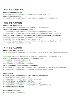 馬克思主義哲學原理復習資料.doc