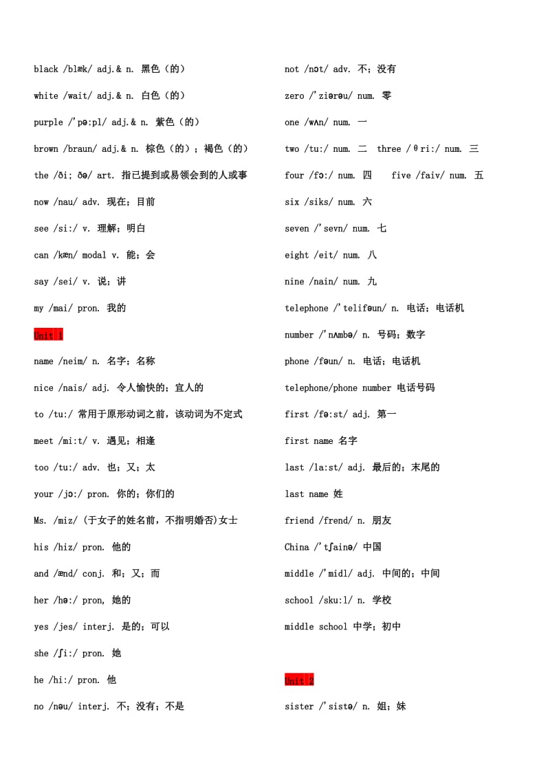 人教版初中英语单词汇总表.doc_第2页