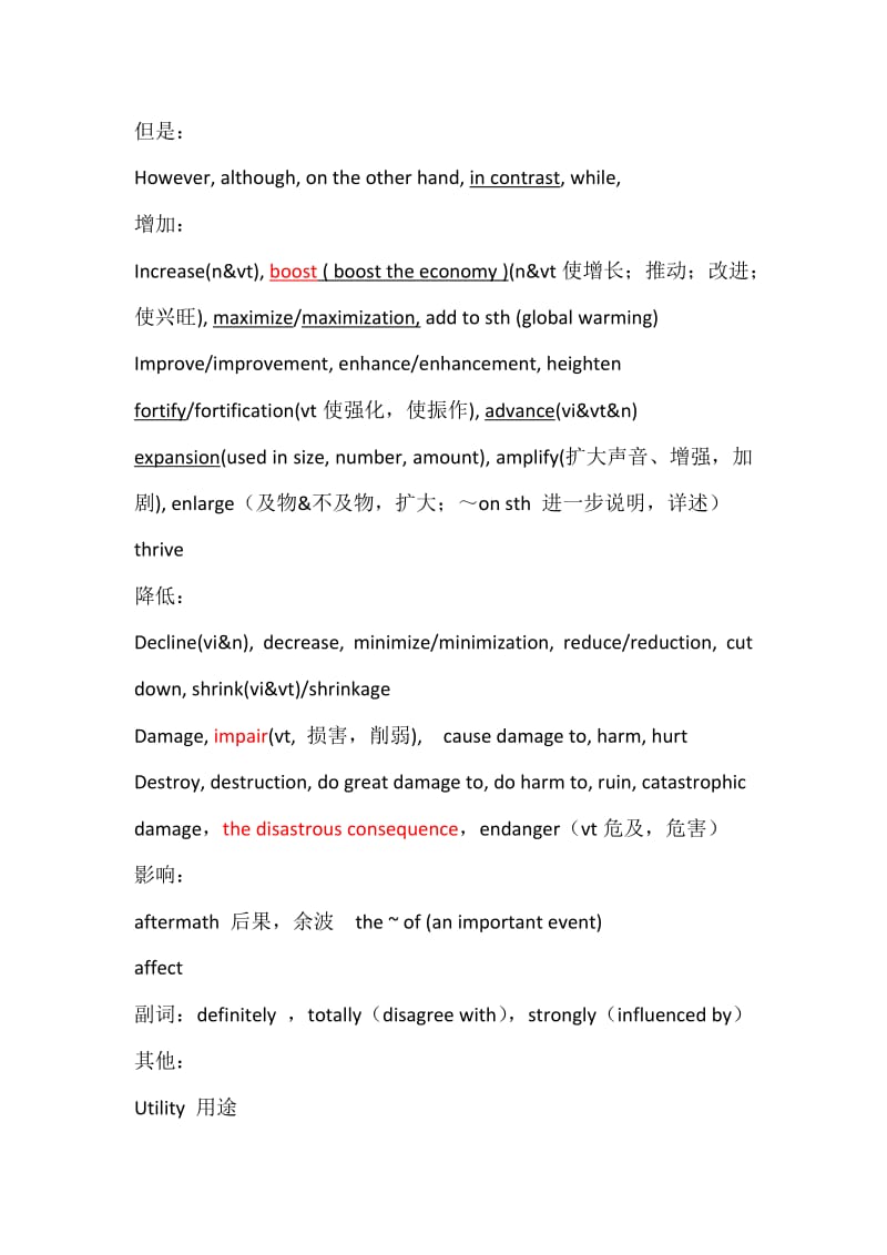 托福综合写作模板总结、词汇总结.doc_第2页