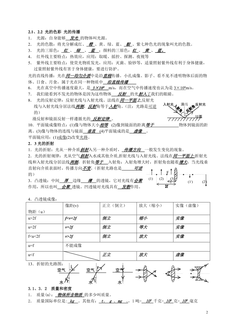 初三物理概念公式复习.doc_第2页