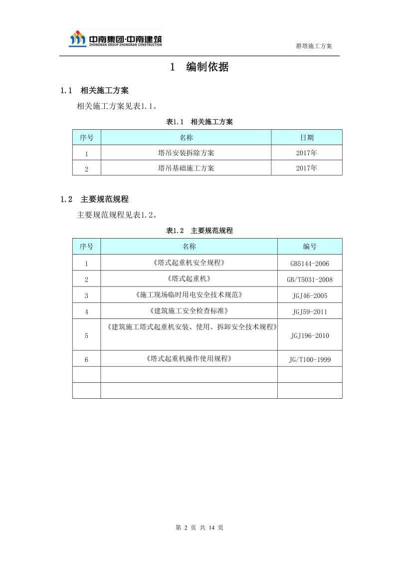 群塔作业方案(汇总).doc_第2页