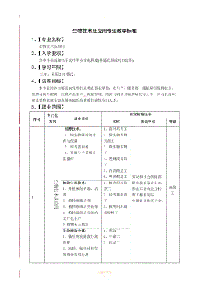 生物技術(shù)及應(yīng)用專業(yè)教學(xué)標(biāo)準(zhǔn).doc