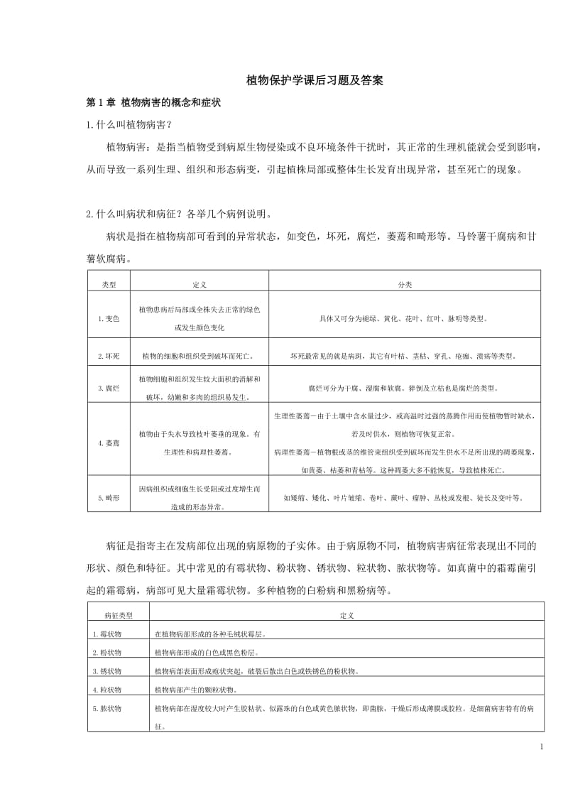 植物保护学课后习题及答案.doc_第1页