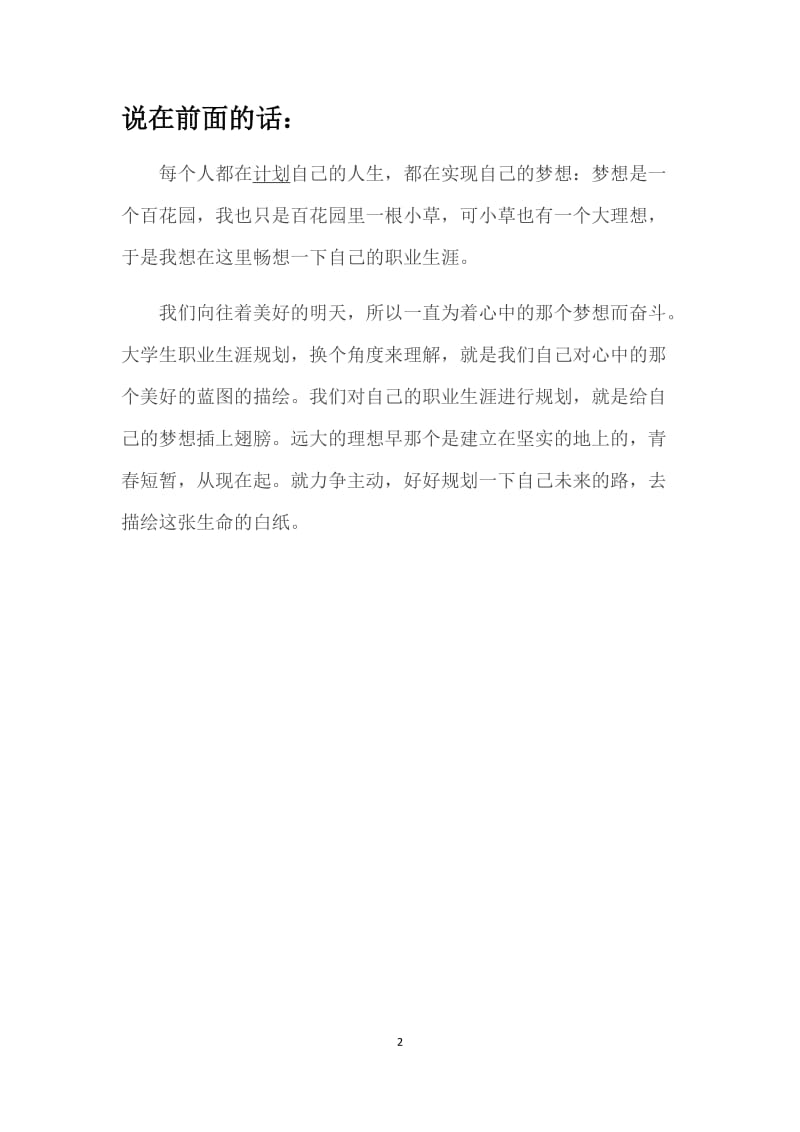 网络营销职业生涯策划书.doc_第2页