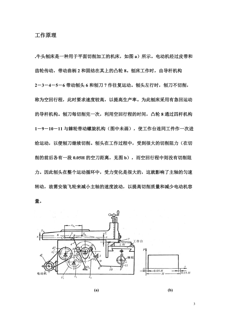 机械原理课程设计牛头刨床.doc_第3页