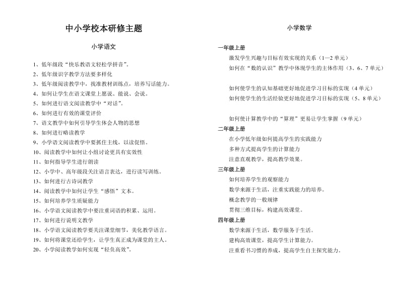 中小学校本研修主题.doc_第1页