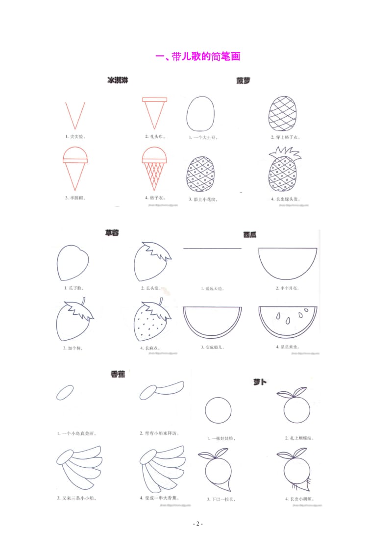 简笔画图例大全(整理).doc_第2页
