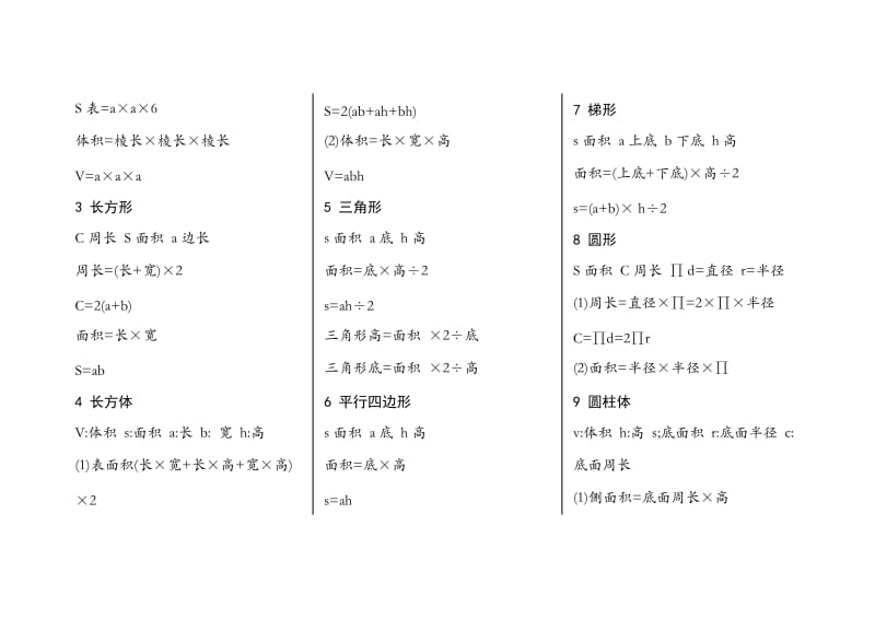 小学四年级数学公式大全.doc_第2页