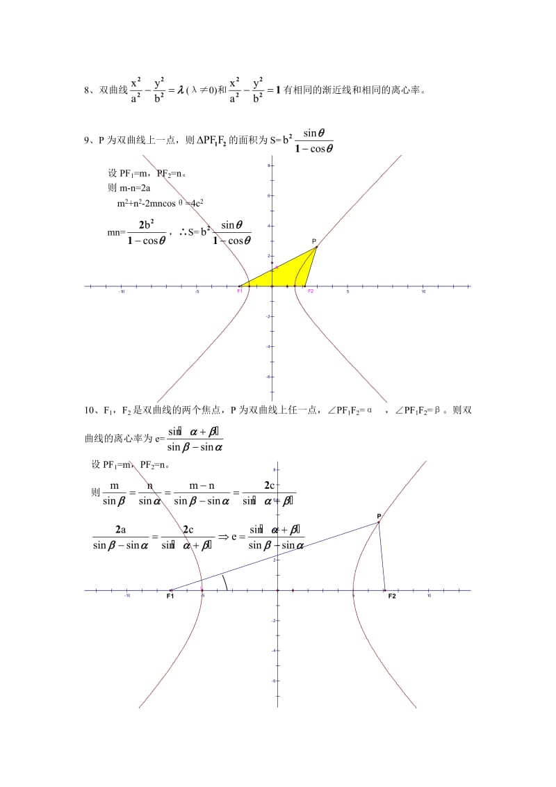 双曲线中常见结论.doc_第3页