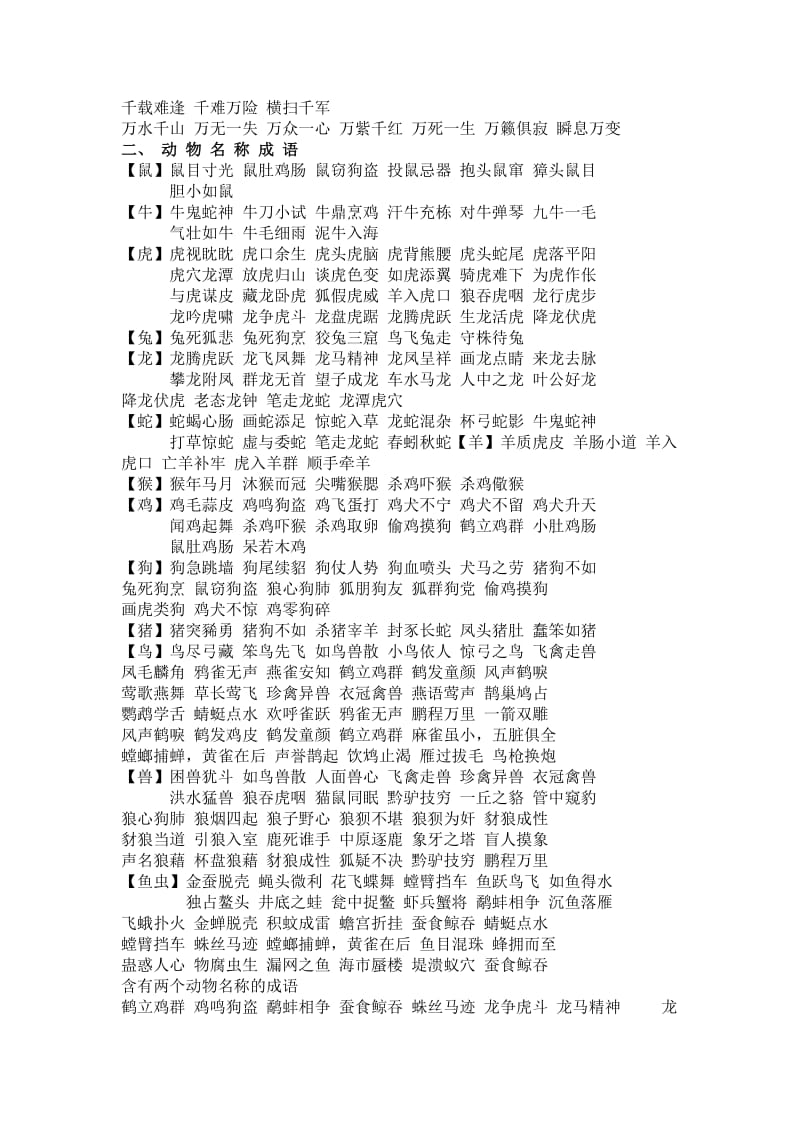 各种成语分类大全.doc_第2页