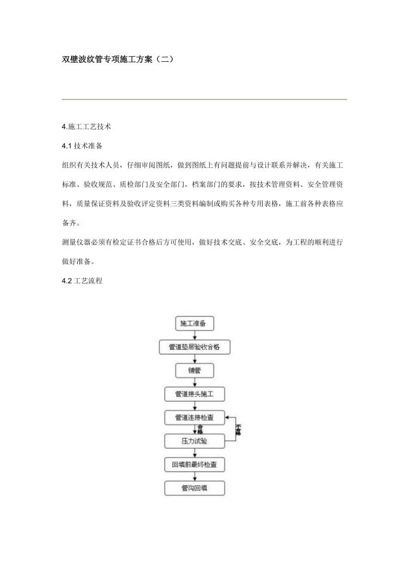 HDPE双壁波纹管专项施工方案.doc_第1页