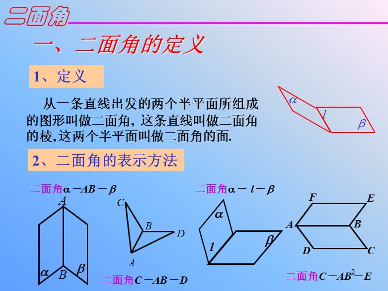 直线和平面所成的角与二面角ppt课件_第2页