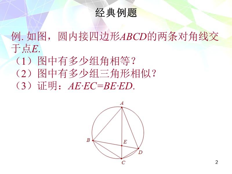 相交弦定理ppt课件_第2页