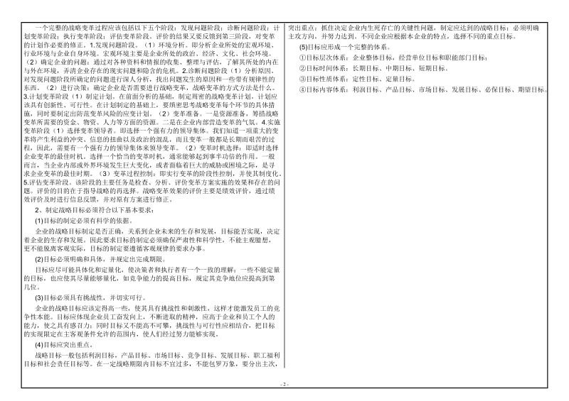 西南大学2019年网络与继续教育农业经济管理专业[0779]《企业战略管理》大作业试题（资料）_第2页