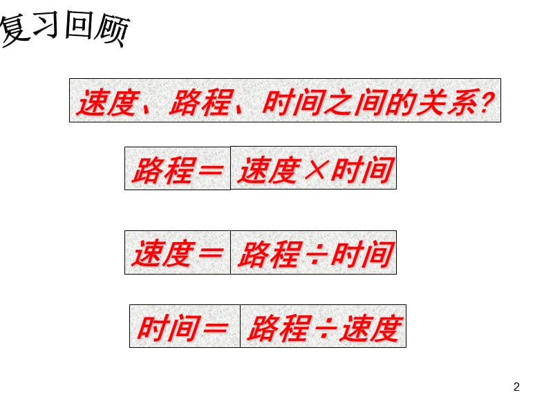 七年级数学行程问题复习ppt课件_第2页