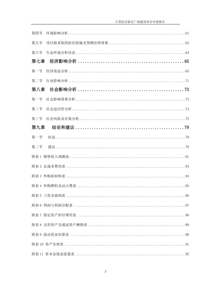 大型综合游乐广场项目申请报告（可编辑案例）_第3页