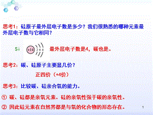 人教版必修1-第4章第1節(jié)無機非金屬材料的主角硅ppt課件