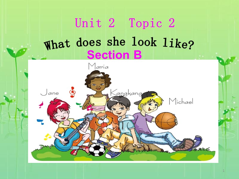 七年级上unit2topic2sectionBppt课件_第1页