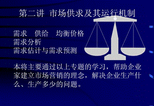 市場供求及其運行機制ppt課件
