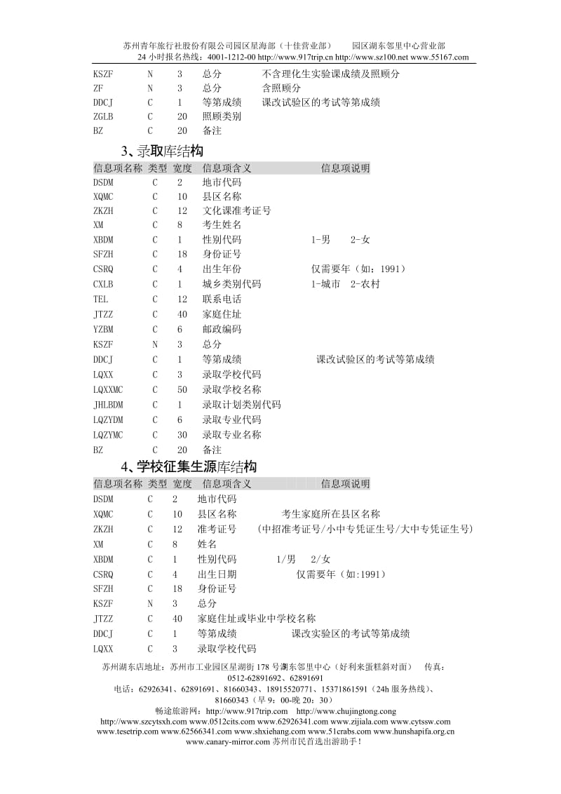 u2009年河南省普通中等专业学校招生考试信息标准uanfa.doc_第3页