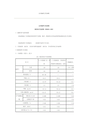 公共場所衛(wèi)生標準.docx