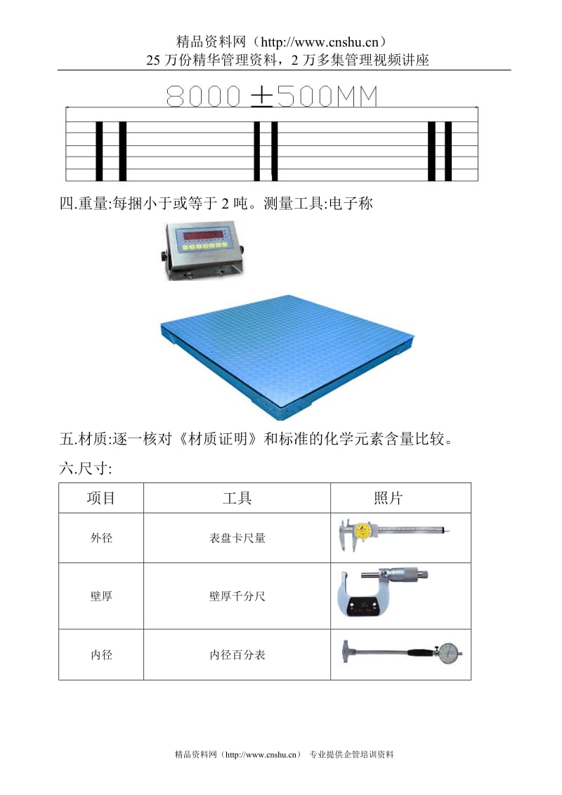 无缝钢管进料标准检验作业指导书.doc_第3页