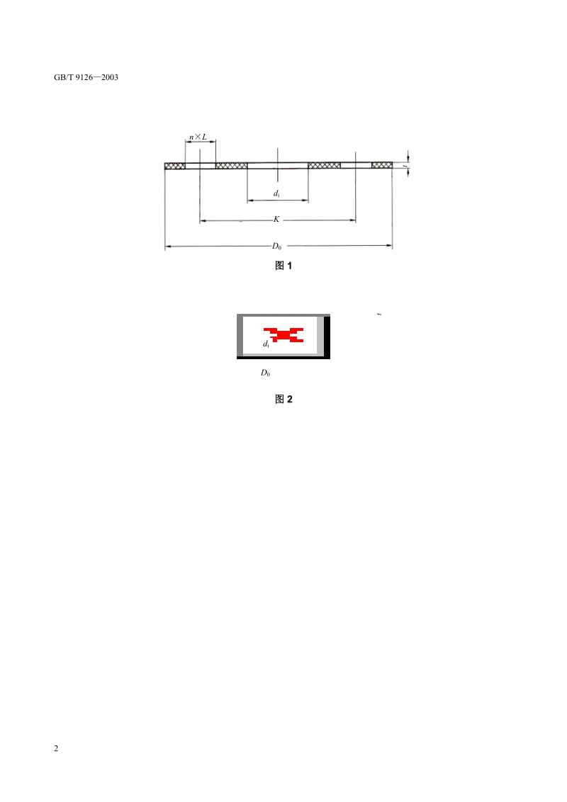 GBT 9126—2003管法兰用非金属平垫片尺寸.doc_第2页