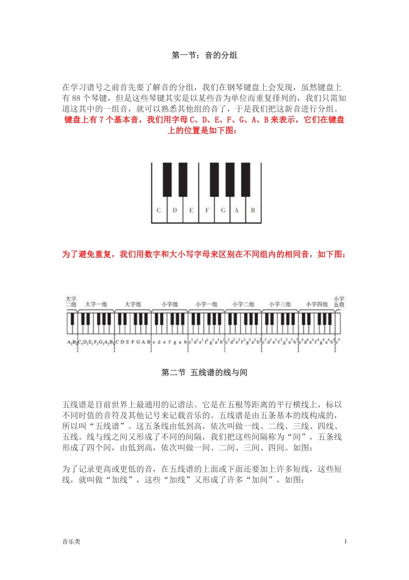 [音乐]钢琴基础知识_第1页