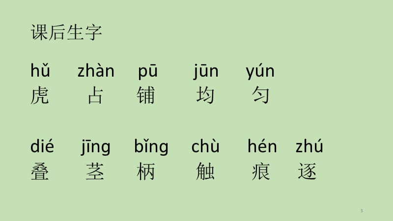 人教版四年级上册爬山虎的脚优质ppt课件_第3页