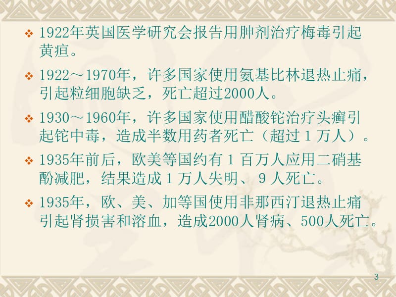 孕产妇常用药物不良反应防治讲座ppt课件_第3页