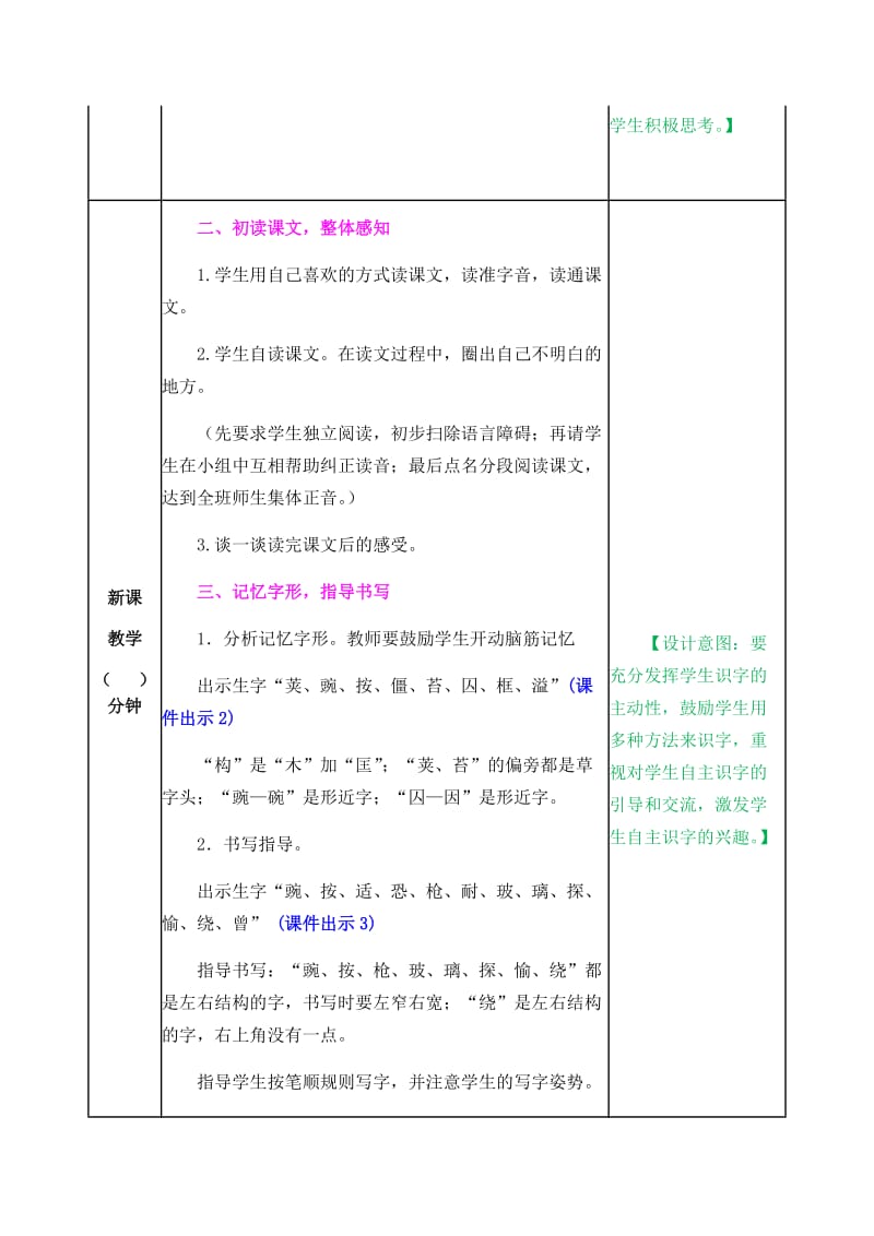 新部编小学语文四年级上册《一个豆荚里的五粒豆》教案_第2页