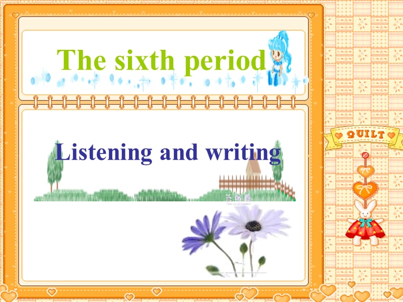 选修六 3.3《Unit 3　Listening & Writing》_第2页