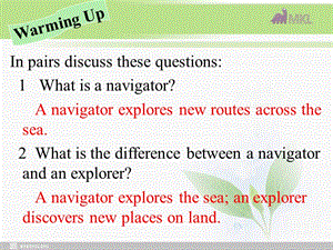 高中英語 Unit2Sailing the oceans-Textbook課件 新人教選修9