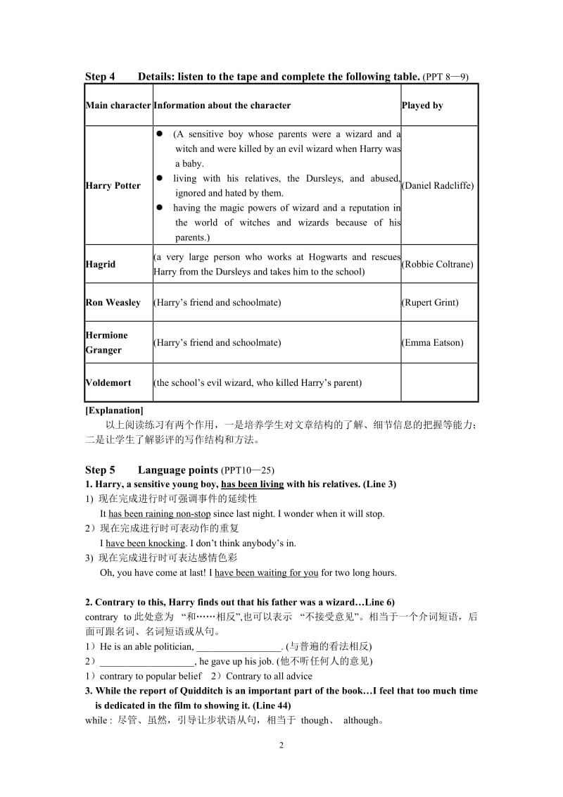 《M8 unit4 Project》教学实践报告_第2页