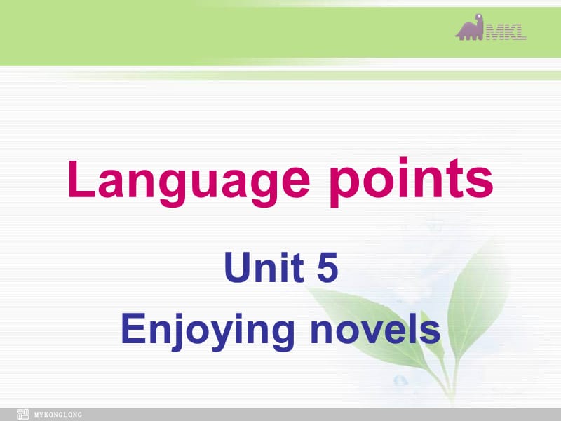 英语：Unit 5-Language points课件 新人教版选修10_第1页