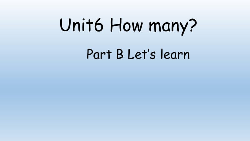 PEP英语三年级下册Unit 6 B Let's learnPPT课件_第1页