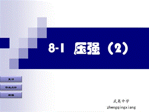 8-1 壓強（第2課時）