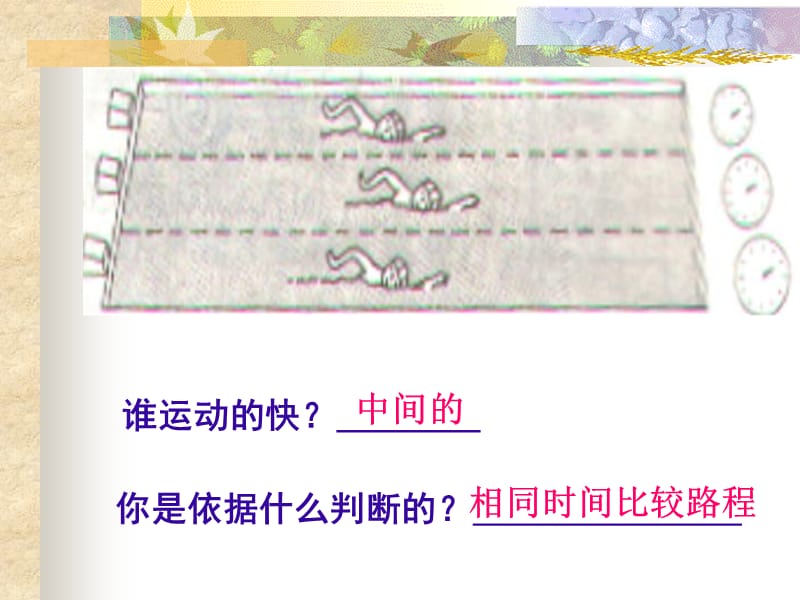 [名校联盟]山东省临沭县第三初级中学八年级物理《快与慢》课件_第3页