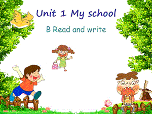 PEP英語四年級下冊Unit 1 B Read and writeppt課件