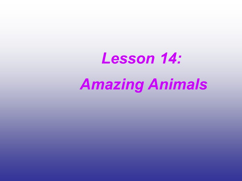 英语八年级下冀教版Unit 3 lesson 14 课件_第1页