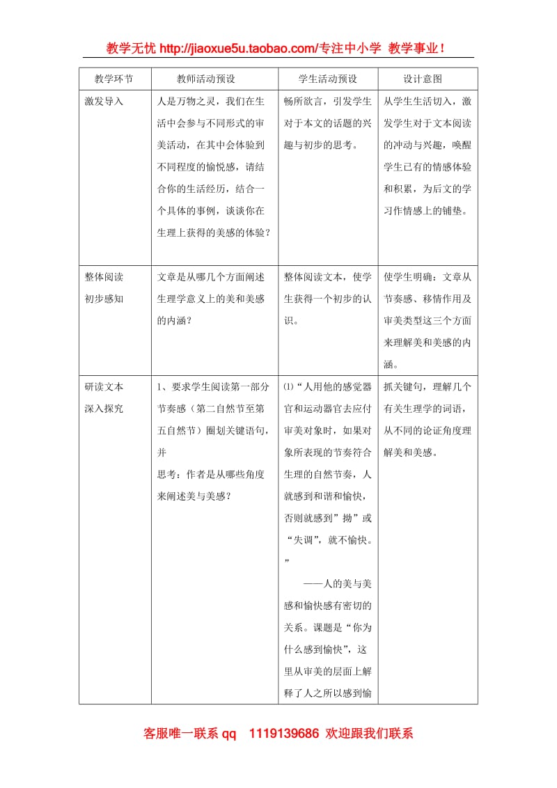 《你为什么会感到愉快》教案2（沪教版第六册）_第2页