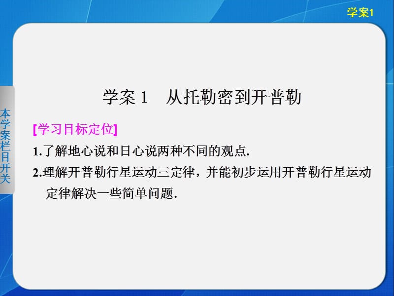 5.1 从托勒密到开普勒 课件（沪科版必修2）_第2页