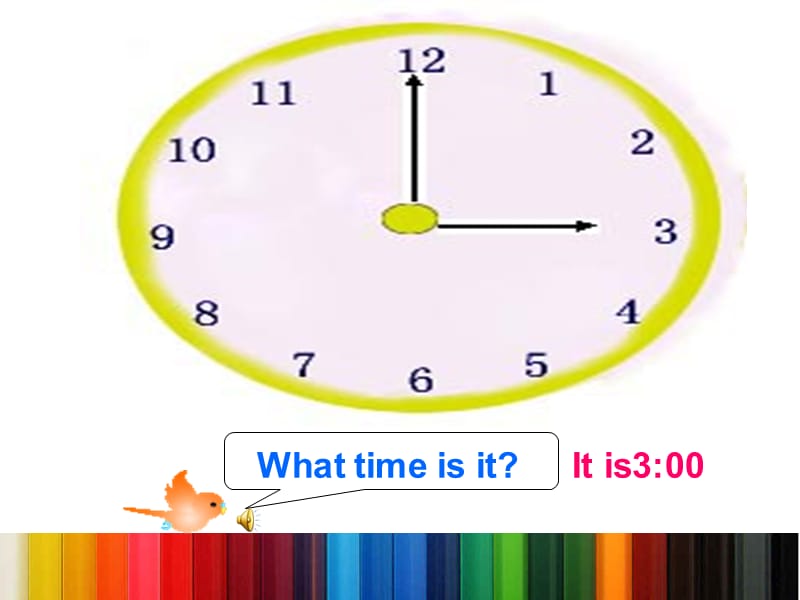 新版PEP小学英语四年级下册Unit_2_what_time_is_it？Let’s_talk免费ppt课件下载_第2页