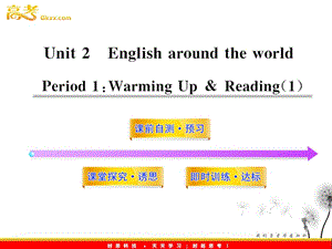 高中英語課時講練通配套課件：Unit2《English around the world》Period 1（新人教版必修1）