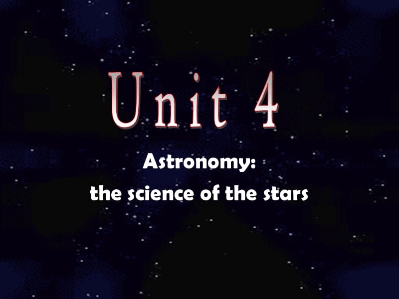 unit4 Astronomy：课件四（20张PPT）（人教版必修3）_第1页