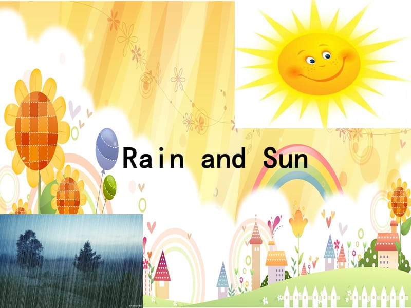 四年级下册英语课件 -Unit2 Lesson 10 Rain and Sun冀教版 (共13张PPT)_第3页