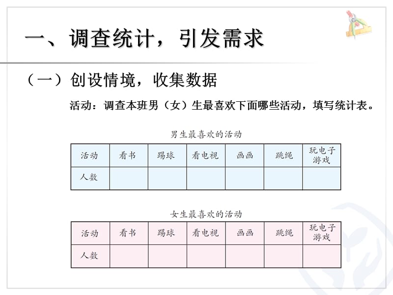 人教版数学三下第三章《复式统计表》ppt课件1_第3页