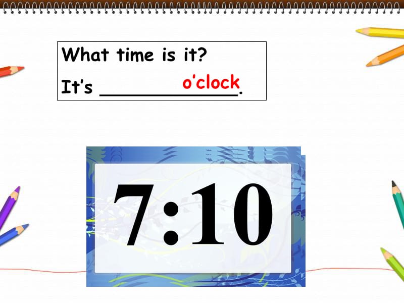 四年级下册英语课件-Unit2 What time is it Part B ｜ 人教（PEP)(2014秋）(共25张PPT)_第2页