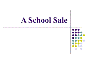 六年級下冊英語課件-《Unit 6 A School Sale》 陜旅版(共8張PPT)