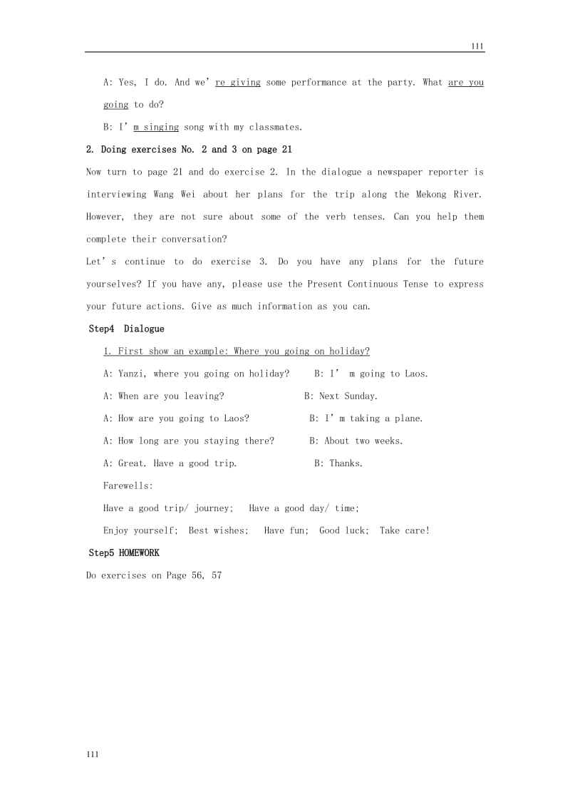 Unit 3《Travel Journal》Grammar and Useful Structures复习教案16（人教版必修1）_第2页